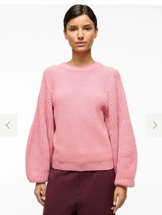 STAUD Sweaters - STAUD Pink Aura Wool Sweater